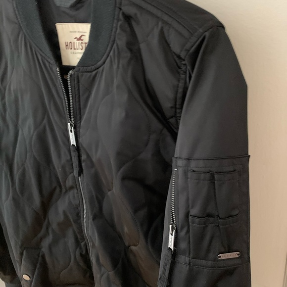 Hollister Longline Bomber Jacket - Picture 2 of 6